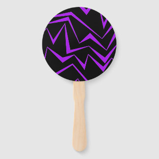 Abstract, bold, vibrant geometric zigzag pattern handwaaier