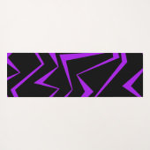 Abstract, bold, vibrant geometric zigzag pattern yogamat (Achterkant (horizontaal))