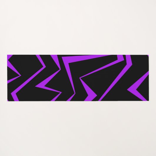 Abstract, bold, vibrant geometric zigzag pattern yogamat (Achterkant (horizontaal))
