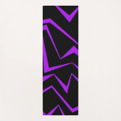 Abstract, bold, vibrant geometric zigzag pattern yogamat (Voorkant)