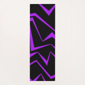 Abstract, bold, vibrant geometric zigzag pattern yogamat (Achterkant)