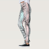 Abstract, bomen leggings (Links)