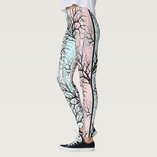 Abstract, bomen leggings (Links)