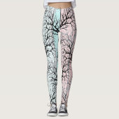 Abstract, bomen leggings (Voorkant)