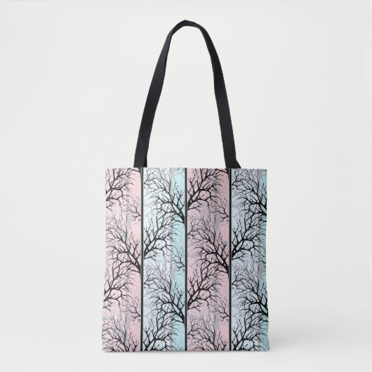 Abstract, bomen tote bag (Voorkant)