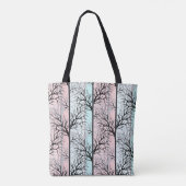 Abstract, bomen tote bag (Achterkant)
