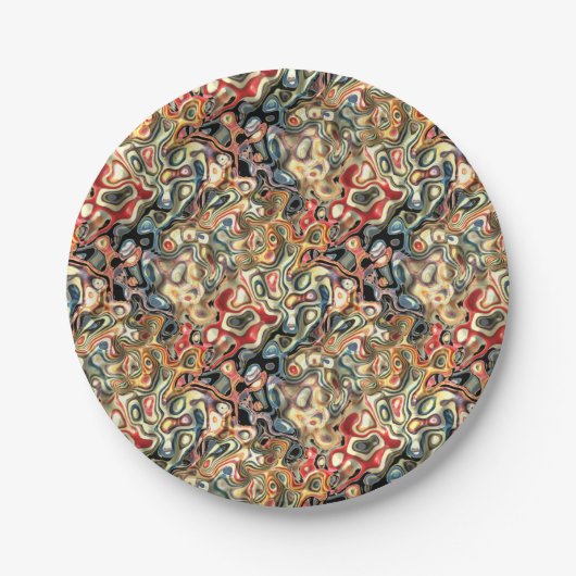 Abstract Bord kunstpapier (Voorkant)