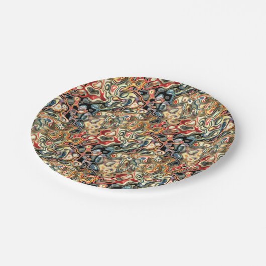 Abstract Bord kunstpapier (Gekanteld)