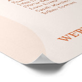 Abstract bord voor bevestiging van weduwen poster (Hoek)