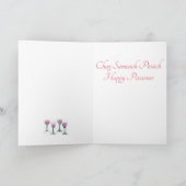 Abstract Bord voor Passover/Pesach Feestdagen Kaart (Binnen)