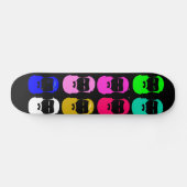 Abstract borstskateboard persoonlijk skateboard (Horizontaal)