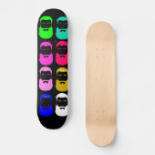 Abstract borstskateboard persoonlijk skateboard (Voorkant)
