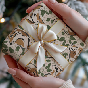 Abstract bos in bosgebied cadeaupapier