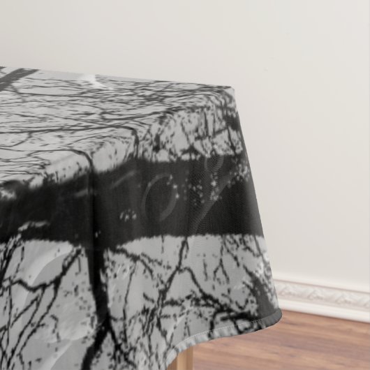 Abstract bos "pas kleur aan" Tabeldoek Tafelkleed (Voorbeeld)