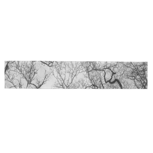 Abstract bos "pas kleur"lijstrunner aan medium tafelloper (Horizontaal)