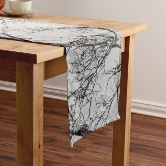 Abstract bos "pas kleur"lijstrunner aan medium tafelloper (Voorbeeld)