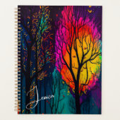 Abstract bos planner (Voorkant)