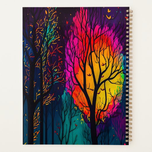 Abstract bos planner (Achterkant)