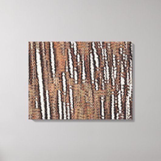 Abstract Bos-Rood Canvas Afdruk (Voorkant)