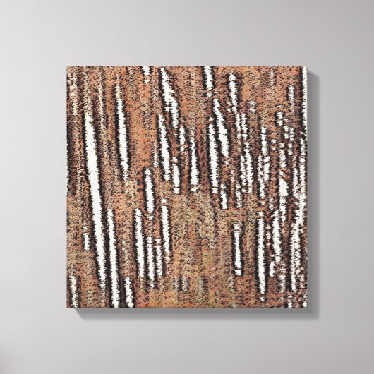 Abstract bos-rood canvas afdruk (Voorkant)