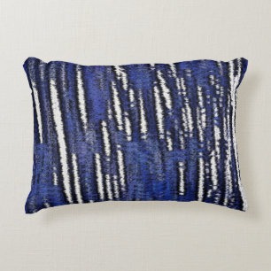Abstract bos Royale-Blue Accent Kussen