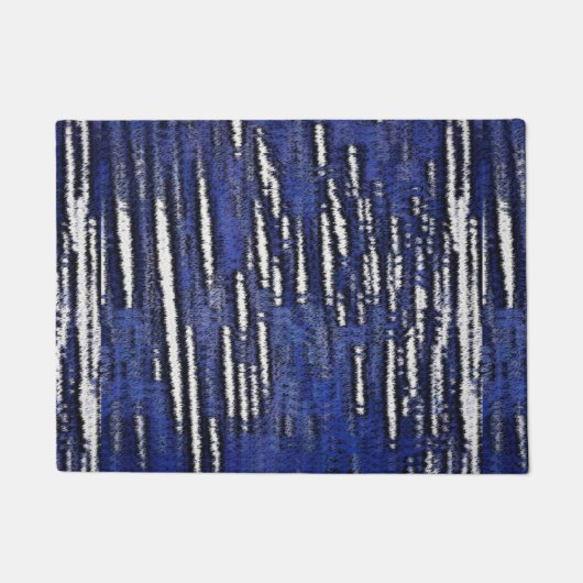 Abstract bos Royale-Blue Deurmat (Voorkant)