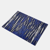 Abstract bos Royale-Blue Deurmat (Schuin)
