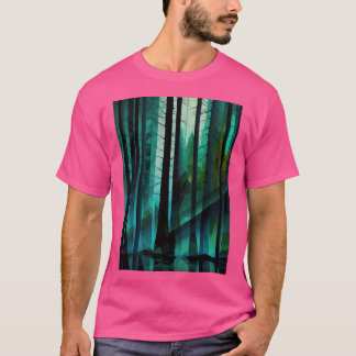 Abstract bos t-shirt