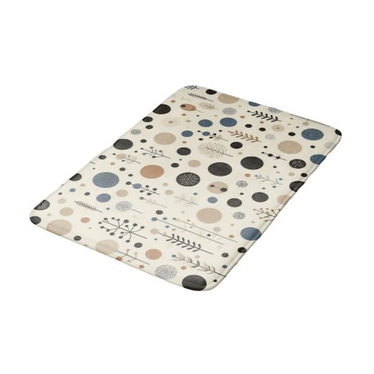 Abstract bosgebied badmat (Gekanteld)