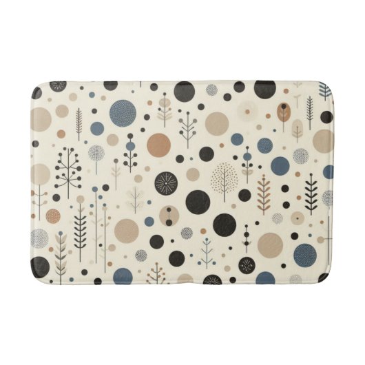 Abstract bosgebied badmat (Voorkant)