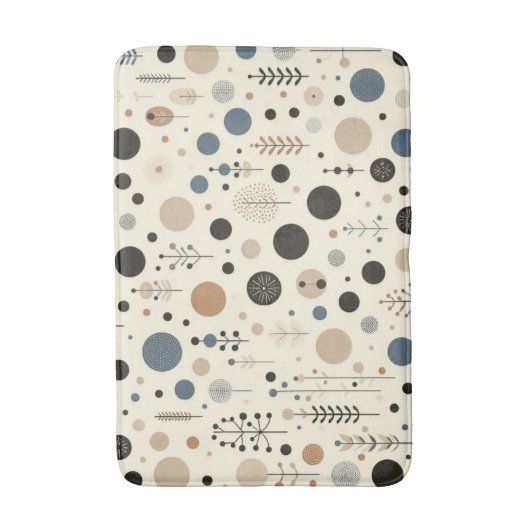 Abstract bosgebied badmat (Voorkant Verticaal)