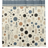 Abstract bosgebied douchegordijn (Voorkant)