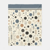 Abstract bosgebied fleece deken (Voorkant)