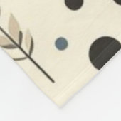 Abstract bosgebied fleece deken (Hoek)