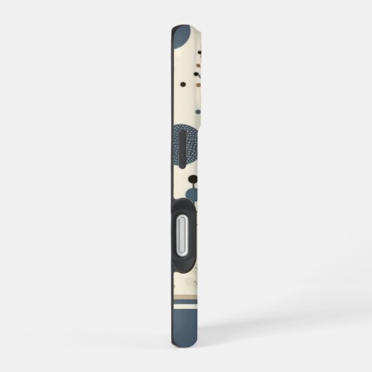 Abstract bosgebied iPhone 16 hoesje (Rechterkant)