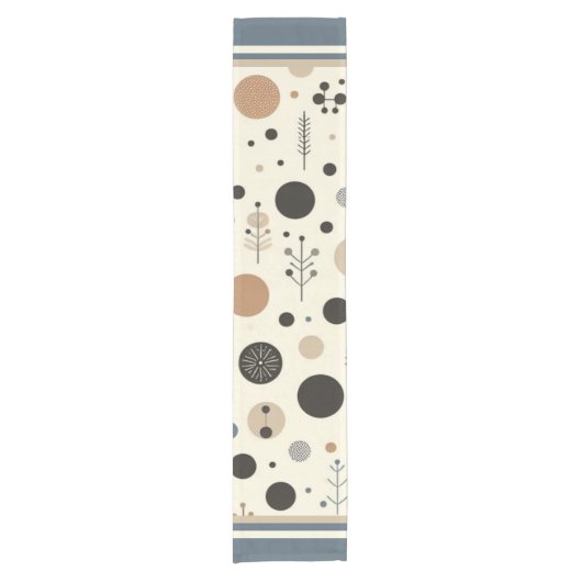 Abstract bosgebied korte tafelloper (Voorkant)