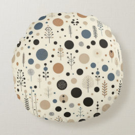 Abstract bosgebied rond kussen