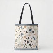 Abstract bosgebied tote bag (Voorkant)