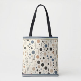 Abstract bosgebied tote bag