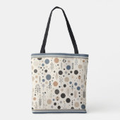 Abstract bosgebied tote bag (Achterkant)