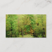 abstract bosgebied visitekaartje (Achterkant)