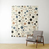 Abstract bosgebied wandkleed (In situ)