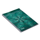 Abstract  botanical floral nature summer notitieboek (Rechterzijde)