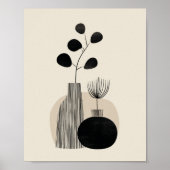 Abstract Botanical Illustration Poster (Voorkant)