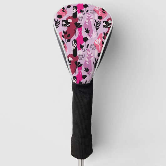 Abstract Botanics Golfheadcover (Voorkant)