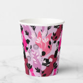 Abstract Botanics Papieren Bekers (Rechts)