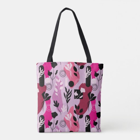 Abstract Botanics Tote Bag (Achterkant)
