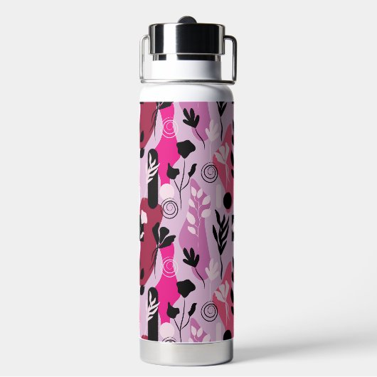 Abstract Botanics Waterfles (Achterkant)