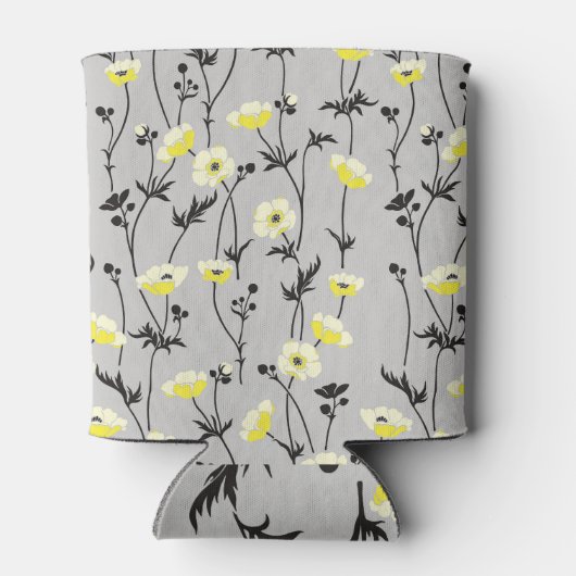 Abstract Botanisch: Biologisch blad Design Blikjeskoeler (Achterkant)