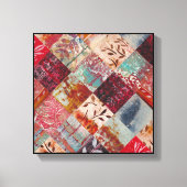 Abstract Botanisch Canvas Afdruk (Voorkant)